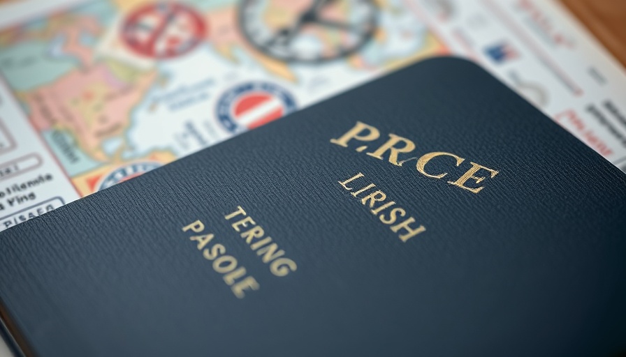 US travelers caution amid Iran strikes: passport close-up with visa stamps