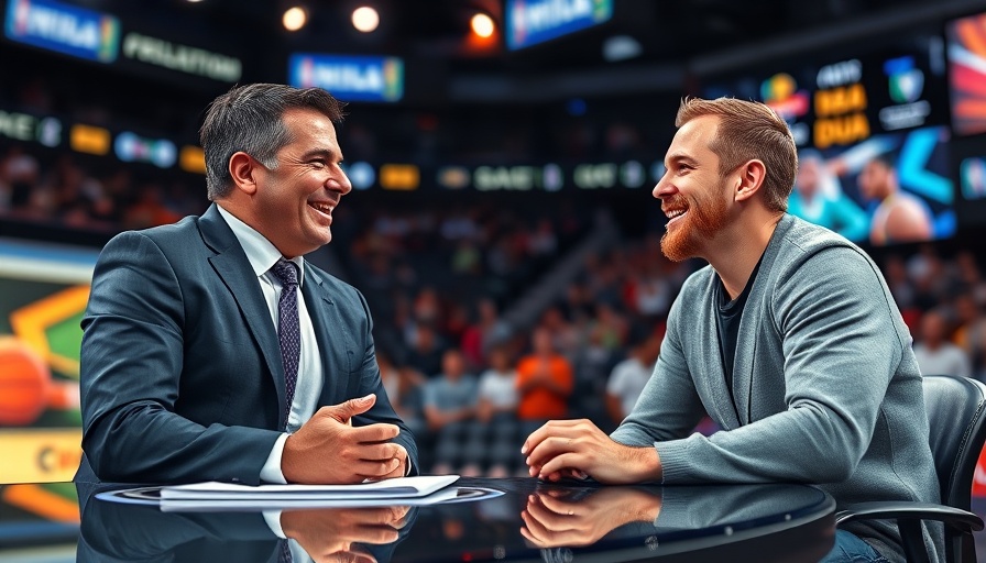 Best NBA duo this season discussion with sports analyst on TV.