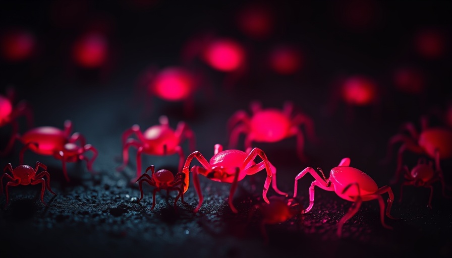 Permethrin treatment for ticks illustrated with stylized sprays.