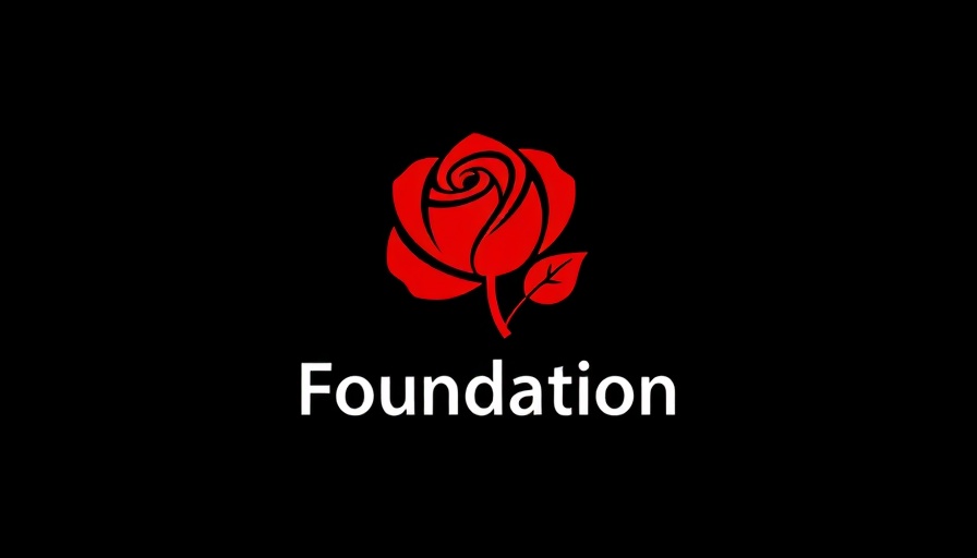 Rose Gala for Rare Diseases foundation logo in bold red.