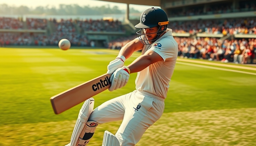 Washington Freedom cricket player hitting ball mid-swing.