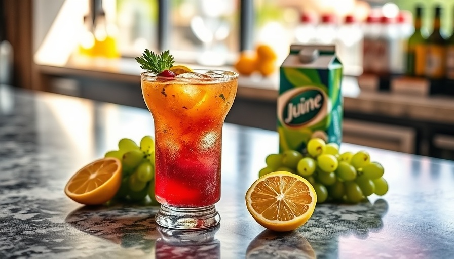 Colorful cocktail display at San Antonio cocktail bars