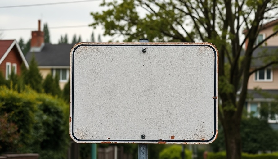 Backside of a street sign in a residential Houston area