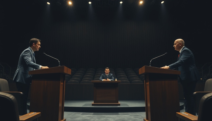 National news insights from a formal debate scene