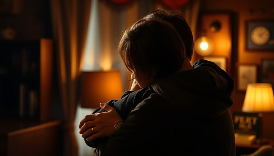 Dwayne Johnson emotional connection with Jelly Roll in a warm setting.