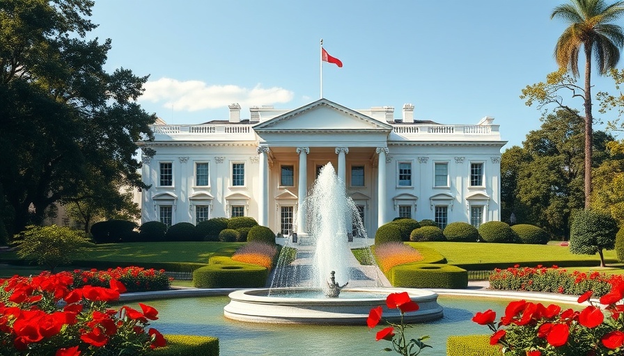 Serene White House and gardens, related to White House salaries.