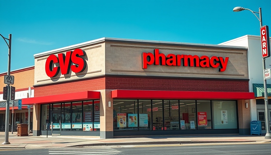 CVS Pharmacy store exterior with signage at Northlake.