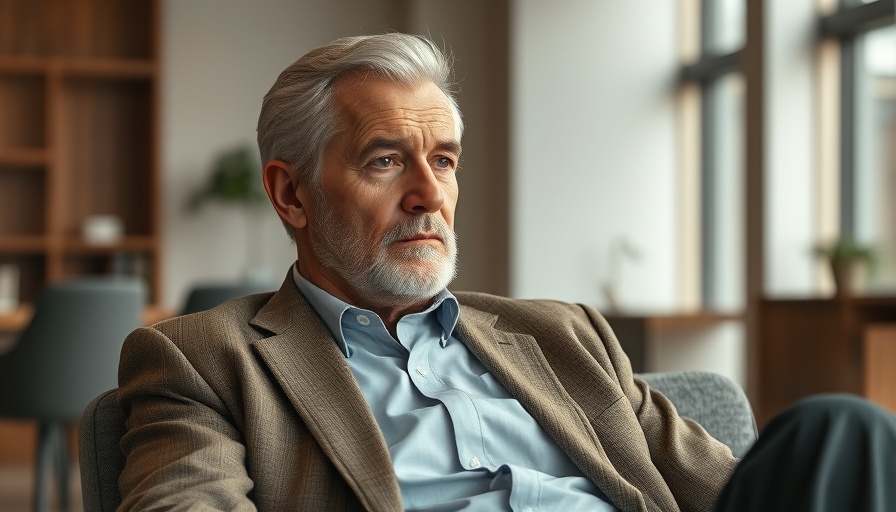 Distinguished older man in a modern setting, underwater archaeology