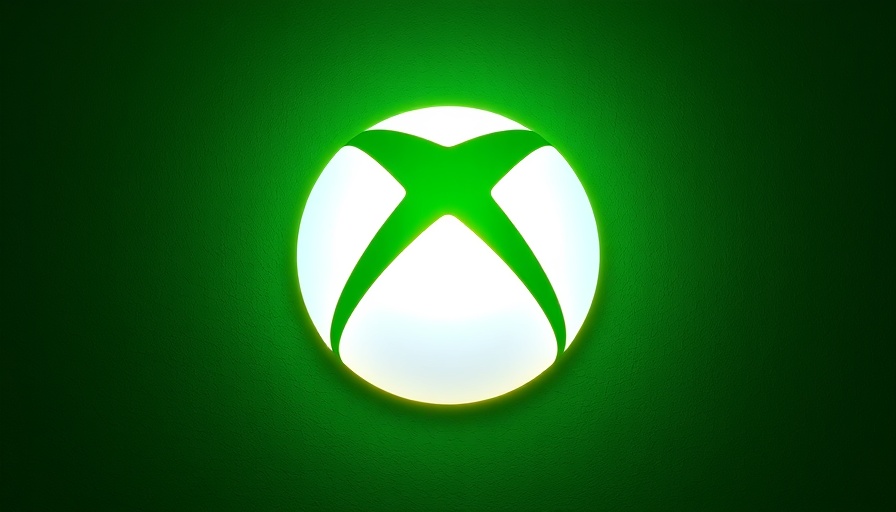 Xbox logo on green background at Microsoft Xbox games showcase.