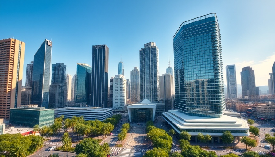 Austin business opportunities in a vibrant urban skyline.