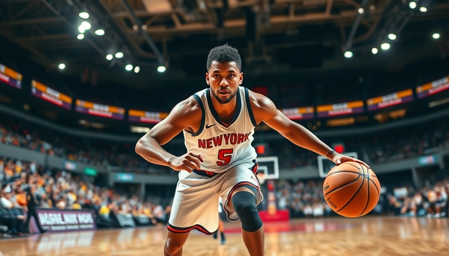 Basketball player joins Wizards in dynamic court action.