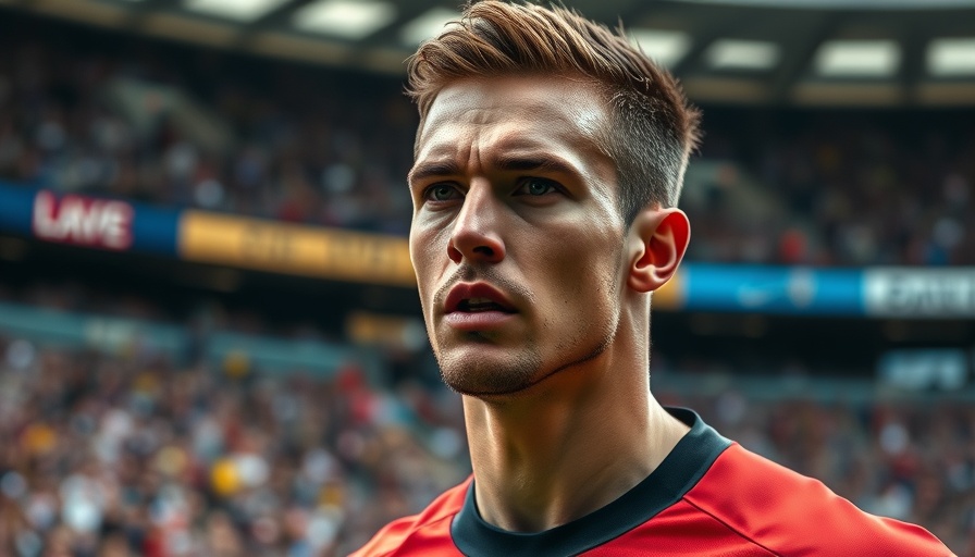 Focused athlete during CONCACAF Gold Cup title match on the field.