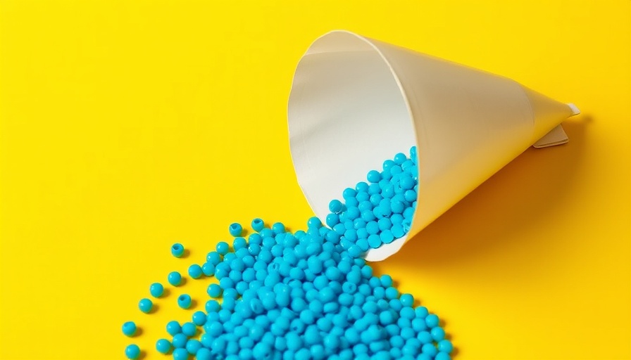 Do Vaginal Probiotics Work concept with blue beads on yellow.