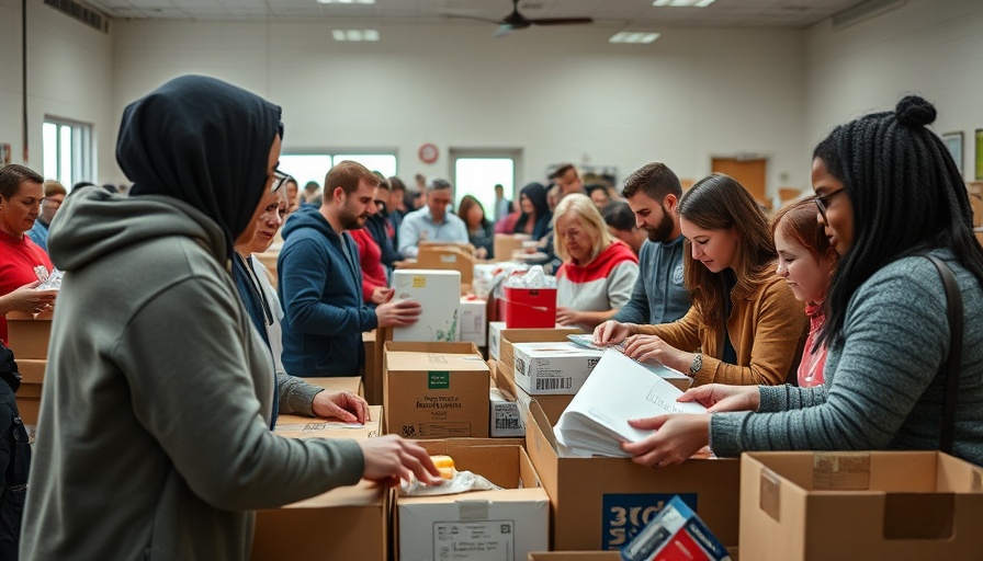 Texans gathering supplies for Central Texas flood relief.
