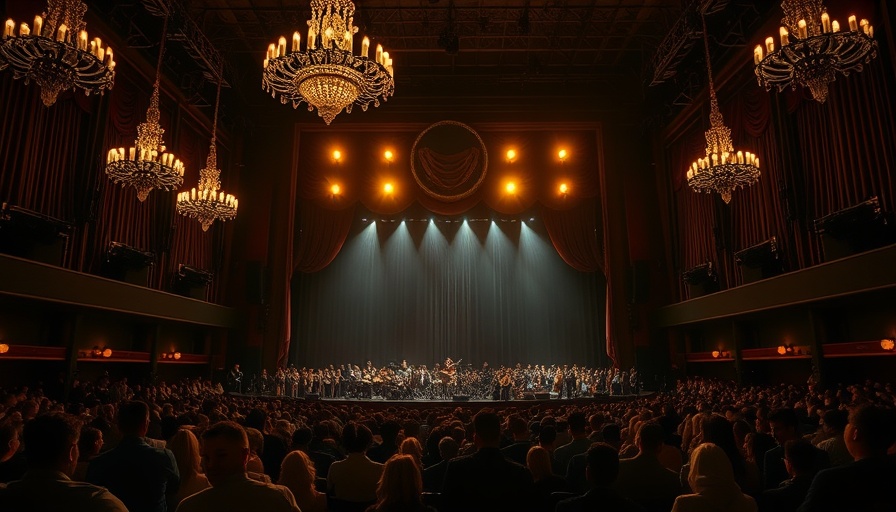 Concert stage in Nashville, audience during summer road trip.