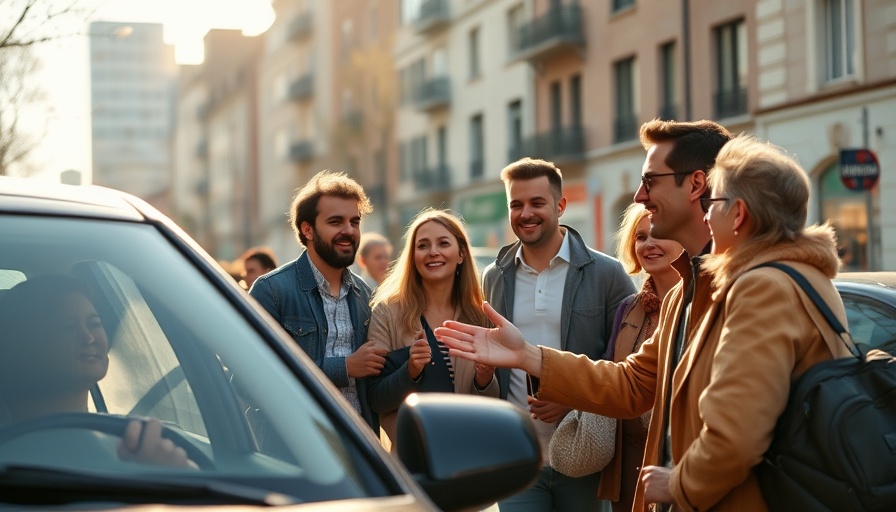 Candid street scene showcasing joyful interaction, linked to NFL news