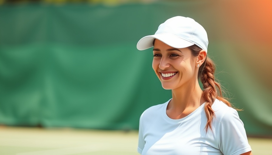 Wimbledon results: Smiling tennis player in white advances on court.