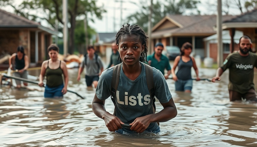 Texas flood recovery efforts with community help
