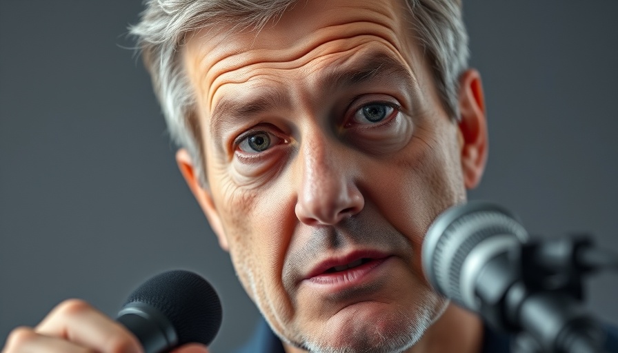 Middle-aged man discussing magnesium deficiency and sleep quality.