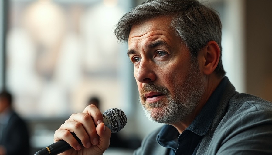 Middle-aged man sharing meal tips to clean out your arteries.