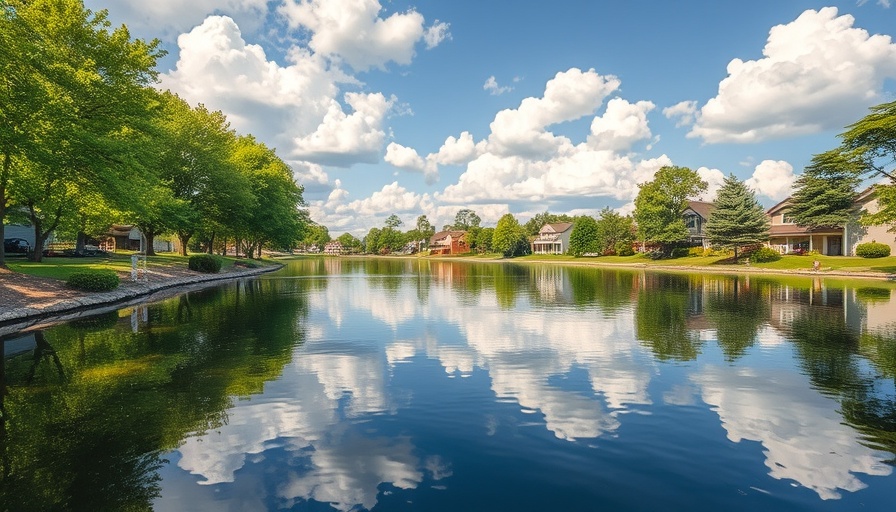 Charming lakeside homes reflecting serene retirement lifestyle.
