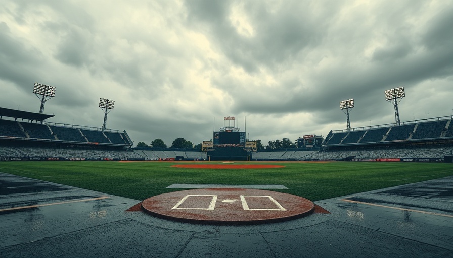 Rain-soaked baseball field impacts Mets performance.