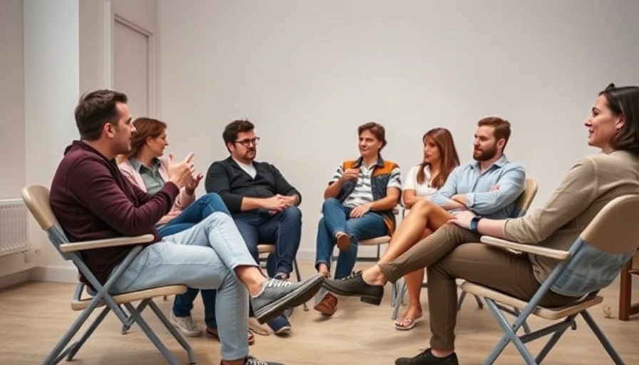 Casual group embodying Austin lifestyle in a modern setting.