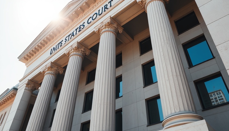 United States Court House facade related to Huntsville arson case.
