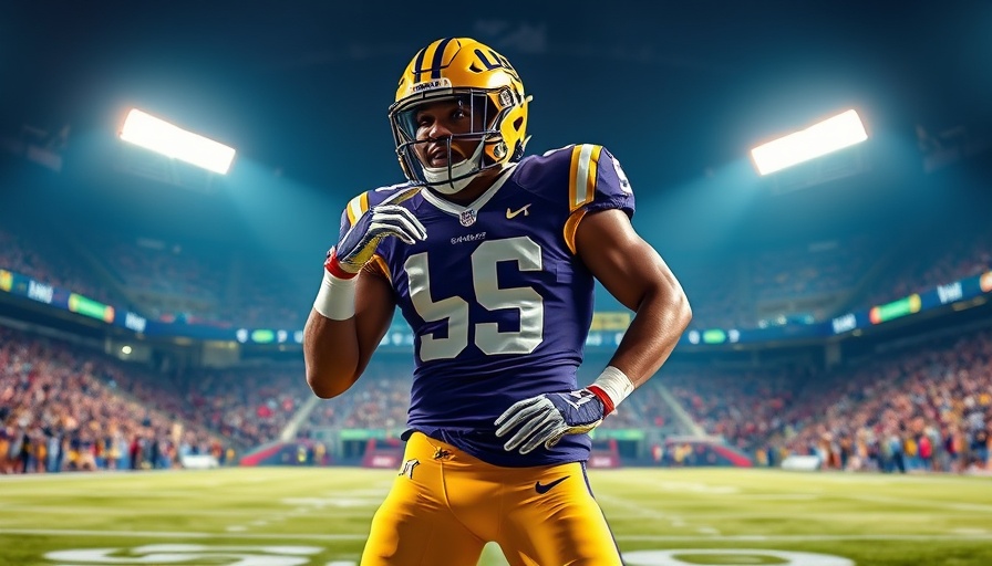 5-star DL prospect announces LSU choice with stadium backdrop.