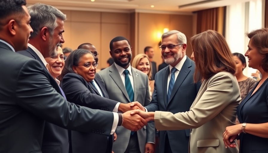 Diplomatic handshake symbolizing U.S. support for Kosovo.