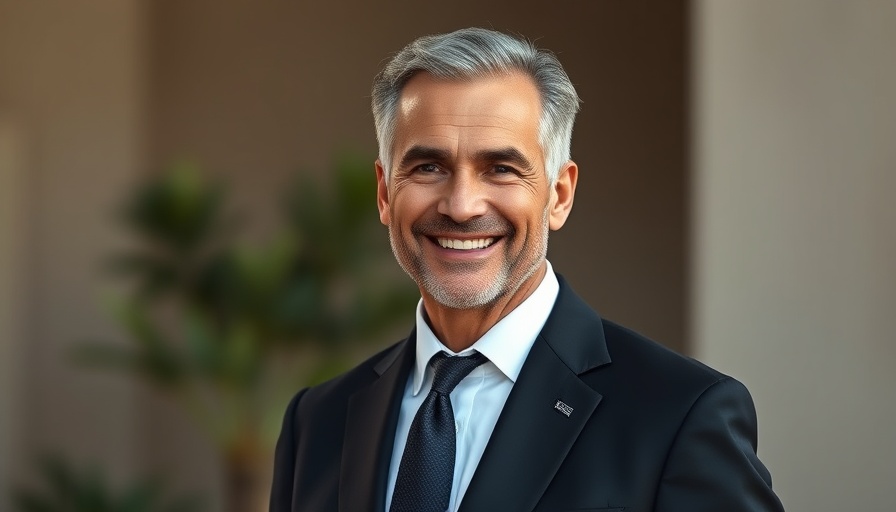 Golden Bachelor warning for ladies: mature man smiling confidently.