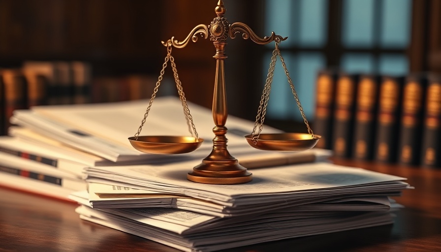 Scales of justice on legal documents symbolizing birthright citizenship legal challenges.