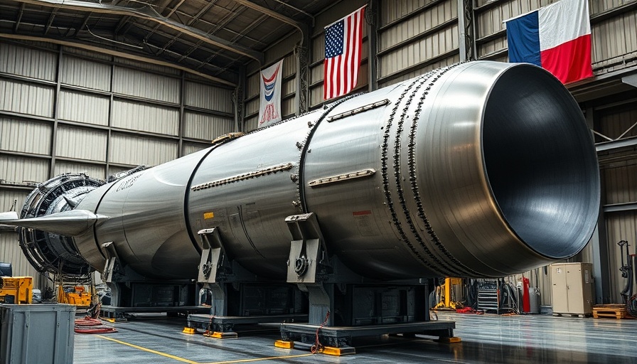 Austin startups: rocket component in industrial warehouse
