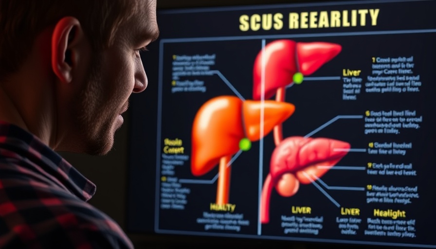 Fatty liver detox solutions before-after illustration.