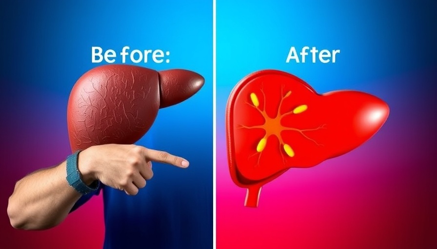 Illustration of liver transformation for best way to clean a fatty liver.