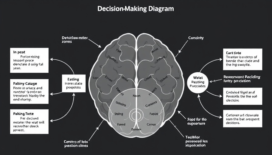 Neuroscience diagram on how male and female brains process regret, showing decision pathways.