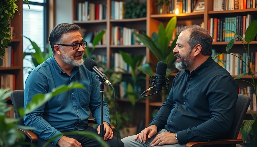 Podcast discussion on botanical topics with indoor ambiance.