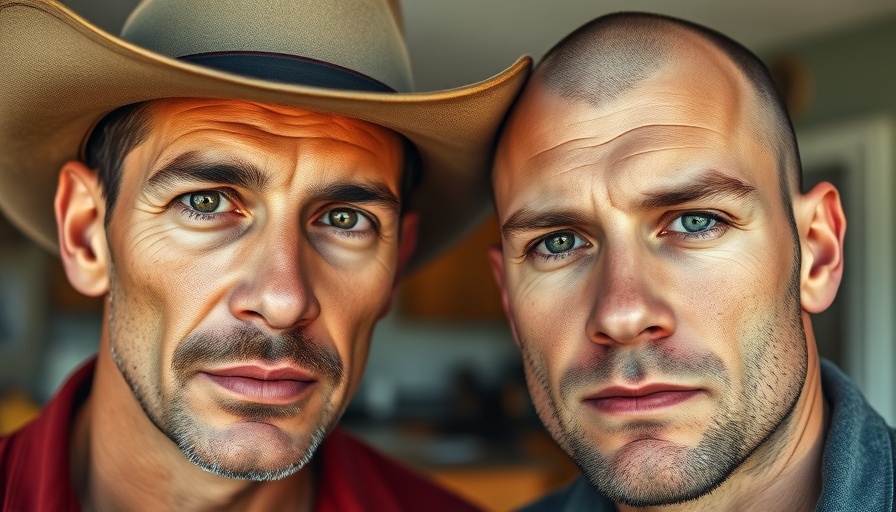 Portraits of two men; austin crime reports context.