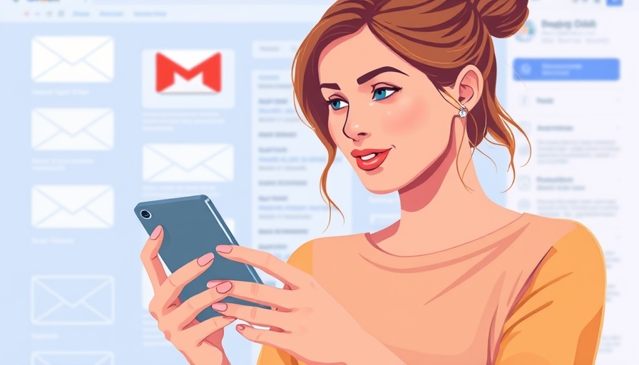 Illustration highlighting Gmail Manage Subscriptions tool usage.