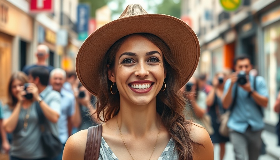 Beyoncé smiling in wide-brimmed hat at public event