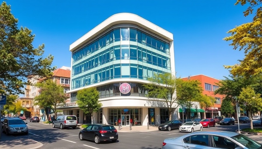 Modern building representing Austin startups ecosystem.