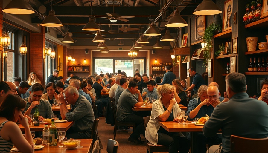 Vibrant scene inside Anchor Bar Frisco with patrons enjoying the ambiance.