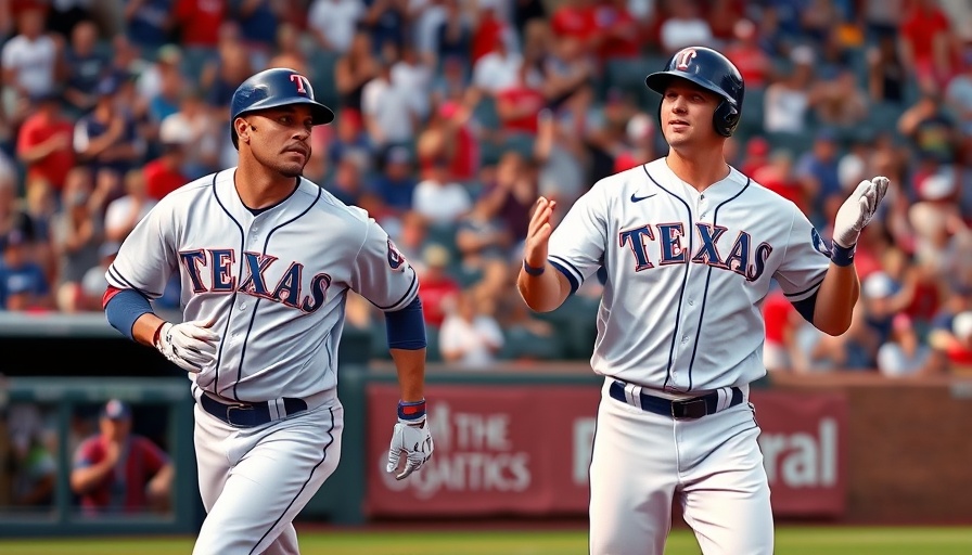 Texas Rangers players in action on the field