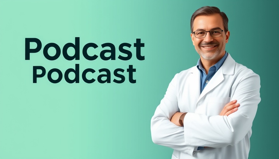 Health benefits of pet ownership podcast graphic with professional doctor.