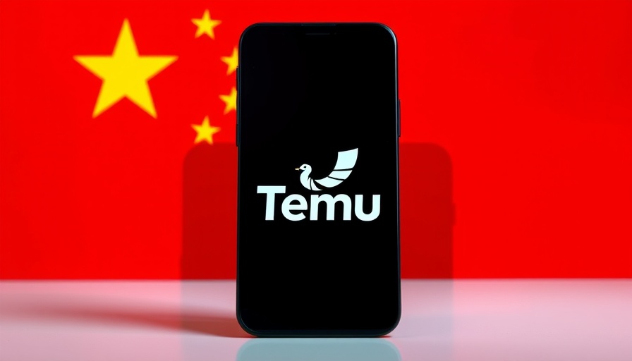 Temu sued Kentucky data privacy violations with Chinese flag in background