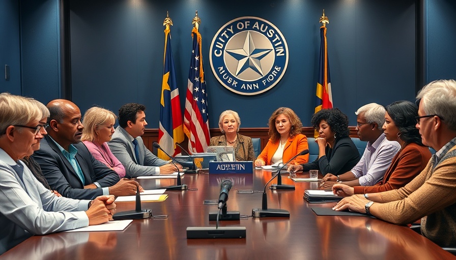 Diverse council meeting on equity, inclusion at Austin shelter.