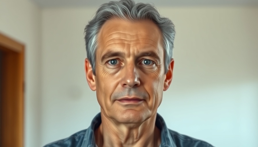 Middle-aged man indoors