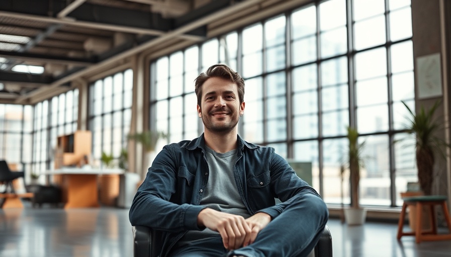 San Antonio entrepreneur in modern office setting.