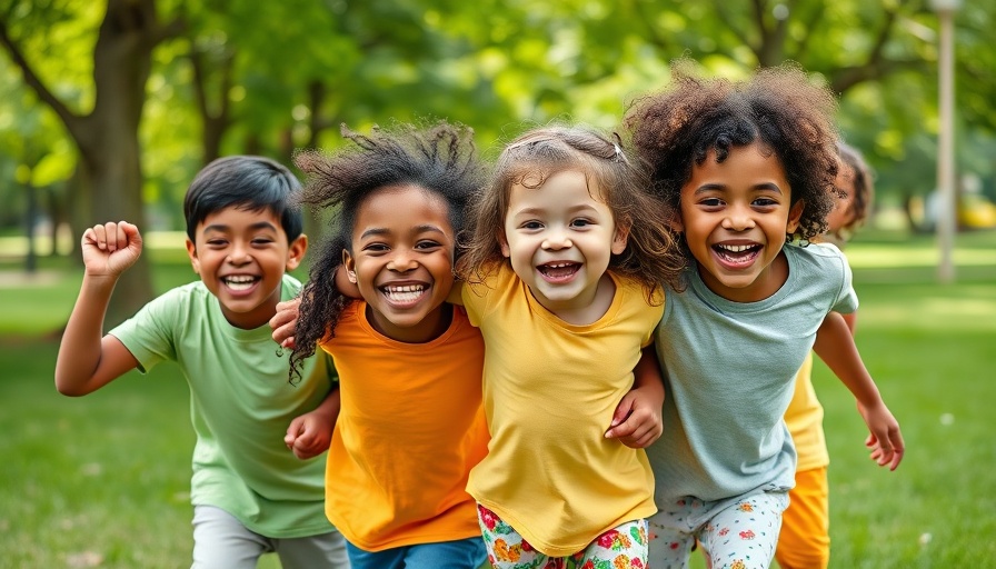 Children enjoying after-school and summer programs outdoors.