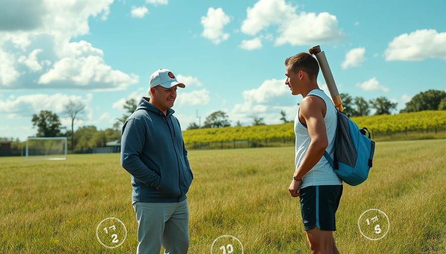 NFL play calling strategy discussion, coach and female athlete on sports field.